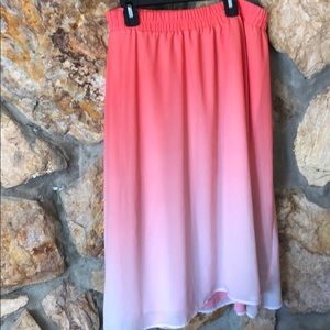 Old Navy Ombré Pink Skirt